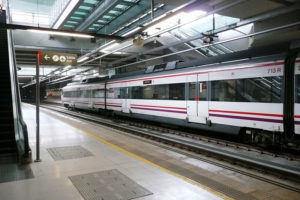 Trains at Malaga Airport - Photo credit: Jesse Spector 